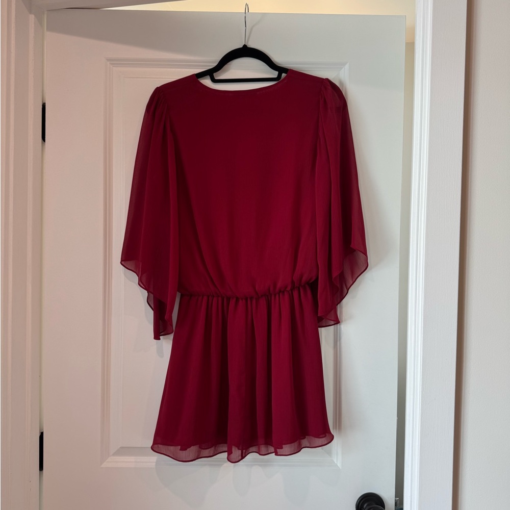 Alice + Olivia Red Mini Dress - Picture 2 of 2